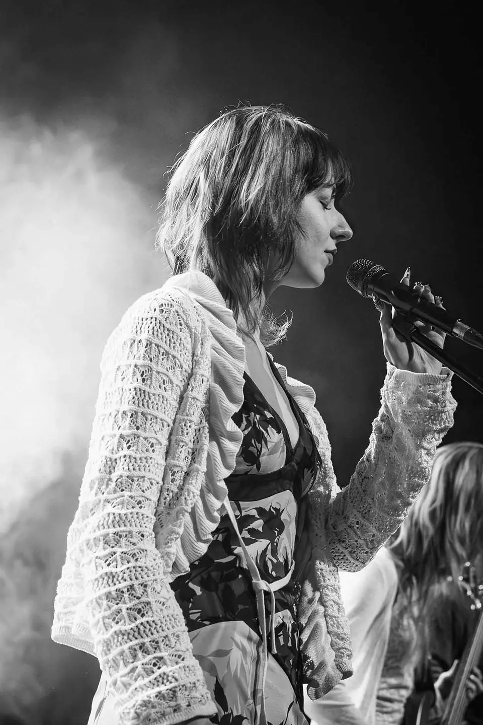 A performer on stage